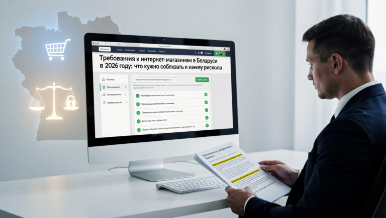 Требования к интернет-магазинам в Беларуси в 2026 году: что нужно соблюдать и какие риски за нарушения